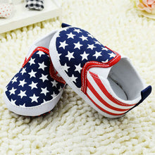 Baby First Walker Shoes Toddler Unisex Boy Girls Star Plaids Print Anti-slip Slip-on Canvas Crib ShoesSM6