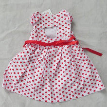 Baby Girls 2-7Y Bowknot Love Peach Heart Tutu Princess Dress Kids Backless Chiffon Dresses SM6