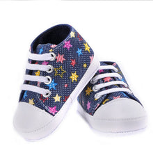 Baby Girls Boys Rainbow Star Canvas Shoes Soft First Walker Casual Toddler Shoe 9 Colors  SM6