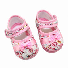 Baby Girls First Walkers Flowers Bow Toddler Shoes born Baby Shoes For 3-12 Months Soft Sole  SM6
