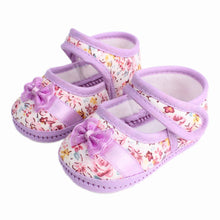 Baby Girls First Walkers Flowers Bow Toddler Shoes born Baby Shoes For 3-12 Months Soft Sole  SM6
