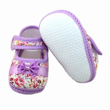 Baby Girls First Walkers Flowers Bow Toddler Shoes born Baby Shoes For 3-12 Months Soft Sole  SM6