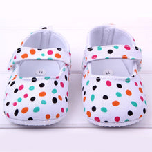 Baby Girls First Walkers Shoes Colorful Polka Dot Toddler Soft Sole Kids Children's infant Shoe 0-12 Months SM6