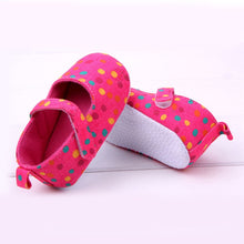 Baby Girls First Walkers Shoes Colorful Polka Dot Toddler Soft Sole Kids Children's infant Shoe 0-12 Months SM6