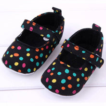 Baby Girls First Walkers Shoes Colorful Polka Dot Toddler Soft Sole Kids Children's infant Shoe 0-12 Months SM6