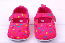 Baby Girls First Walkers Shoes Colorful Polka Dot Toddler Soft Sole Kids Children's infant Shoe 0-12 Months SM6
