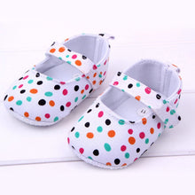 Baby Girls First Walkers Shoes Colorful Polka Dot Toddler Soft Sole Kids Children's infant Shoe 0-12 Months SM6