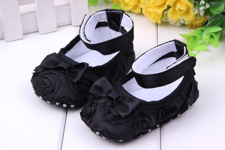 Baby Girls First Walkers Shoes Todder Shoes Infant Baby Girl Flower Soft Sole Shoes 6 Color 3-12Months SM6