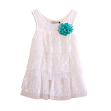 Baby Girls Lace Princess Dresses For Kids Flower Tutu Dress Children Clothing 4 Colors New SM6