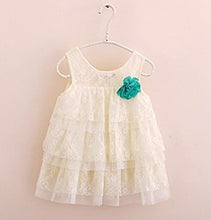 Baby Girls Lace Princess Dresses For Kids Flower Tutu Dress Children Clothing 4 Colors New SM6