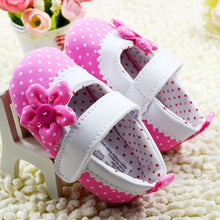 Baby Girlary Janes Shoes Infant Toddler Flower Dot Soft Sole Crib First Walkers  SM6