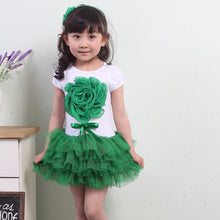 Baby Girls One Piece Dress 3D Flower Party Tutu Dresses Princess Bowknot Costume Clothing SM6
