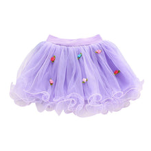 Baby Girls Rose Lace Princess Tulle Skirt Wedding Tutu Skirts 1-4Y Lovely SM6