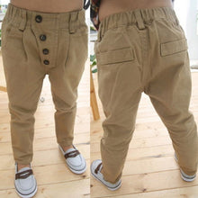 Baby Kids Boys Retro Clothes Khaki Casual Pants Straight Trousers 2-7Y Children Capris  SM6