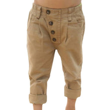 Baby Kids Boys Retro Clothes Khaki Casual Pants Straight Trousers 2-7Y Children Capris  SM6