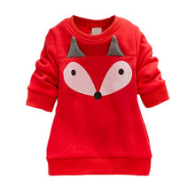 Baby Kids Girls Clothes Set Cotton Thick Velvet Outfits Long Sleeve T shirtsPants Cartoon SM6