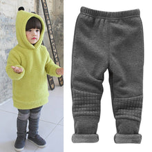 Baby Kids Girls Leggings Pants Basic Elastic Waist Warm Thick Skinny Trousers  SM6