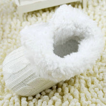 Baby Shoes Infants Crochet Knit Fleece Boots Wool Snow Crib Shoes Toddler Boy Girl Booties SM6
