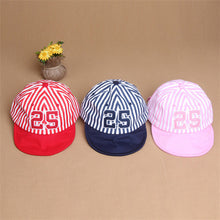 Baby Unisex Kids Girls Boys Stripes Snapbacks Hats Baseball Cap Flat Visor Snapback CapsSM6