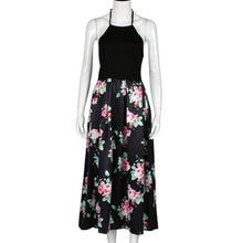 Backless Dress Retro Floral Maxi Dresses Off Shoulder Spaghetti Strap Long Summer Dress Vestidos Longo#B720 SM6