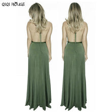 Backless Long Dress Sexy Women Sleeveless V-Neck Bodycon Dress Slim Sexy Black Maxi Dress Vestidos De Festa Vestido Longo#C102 SM6