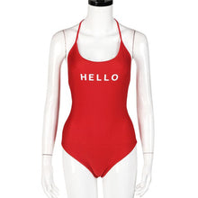 Backless One Piece Jumpsuit Cross Bandage Sexy Sleeveless Jumpsuit Printed Letter Women Summer Style Bodysuit#121 SM6