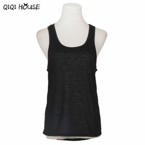 Backless Top Cropped For Women Halter Fake Two Pices Tops Vest Strapless Top Roupas Fitness Pendientes Mujer#B812 SM6