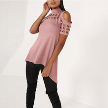 Backless Women Tshirt Hollow Out Women Summer FASHION Shirt Sexy Hollow Out Women Shirt Camiseta Femenina#B12 SM6