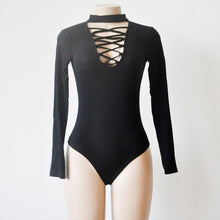 Bandage Hollow Out Sexy One Piece Outfits Long Sleeve Sexy Women Rompers And Jumpsuits Ladies Jumpsuit#121 SM6
