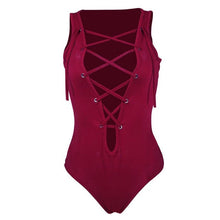 Bandage Sexy One Piece Outfits Women Sleeveless Hollow Out Deep V-Neck Summer Jumpsuit Women Jumpsuits & Rompers#A11 SM6