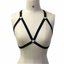 Bandage Top Cross Bandage Sexy Lingerie Women Harness Bra Elastic Cage Bra Strappy Crop Top Mujer#B808 SM6
