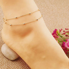 Barefoot Beach Double Chain Link Tassel Foot Bracelet Anklet Jewelry Toe Anklet Women Ankle Bracelets SM6