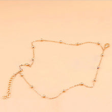 Barefoot Beach Double Chain Link Tassel Foot Bracelet Anklet Jewelry Toe Anklet Women Ankle Bracelets SM6