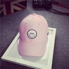 Baseball Cap Smile Embroidery Adjustable Unisex Summer Snapback Caps Flat Hat Casual Caps Gorro Feminino#121 SM6