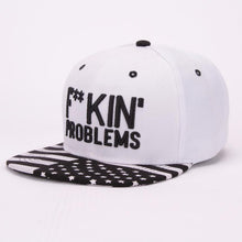 Baseball Caps Outdoor Hat F**K IN PROBLEMS Letter Embroidery Breathable Cotton Sun Shade Cap #2415 SM6
