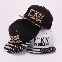 Baseball Caps Outdoor Hat F**K IN PROBLEMS Letter Embroidery Breathable Cotton Sun Shade Cap #2415 SM6