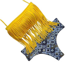 Bathing Swimsuit Padded Bra Sexy Ladies Summer Beachwear 2017 Fashion Tassel Swimsuit Women Set's Halter Bustier Bra #121 SM6