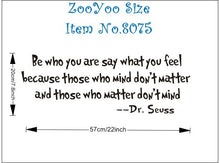 Be Who You Are Word Home Decor Art Decals Black Vinyl Letter Wall Sticker SM6