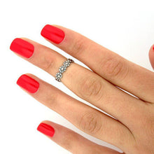 Beach Jewelry Vogue Adjustable Nice Chic Simple Silver Tone Retro Flower Beach Toe Ring Foot Jewelry SM6