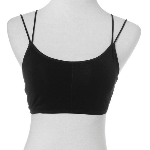 Beach Tank Crop Tops Cross Bandage Backless Women Sexy Wrapped Solid Multiple Strap European Style Camisole#B714 Crop Top #189 SM6