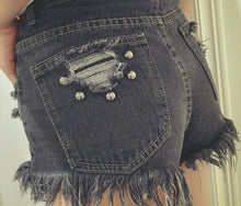 Beading High Waist Women Denim Shorts  New Female Summer Skinny Burrs Short Jeans Korea Fashion Letter Print Short 71156 SM6