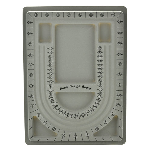 Beading Tray Bead Stringing Bracelet Jewelry Craft Design Organizer Board SM6