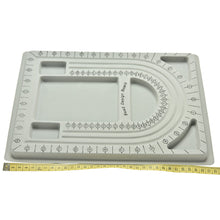 Beading Tray Bead Stringing Bracelet Jewelry Craft Design Organizer Board SM6
