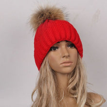 Beanie Women Winter Hats Warm Crochet Soft Kintted Wool Women Hat Out Door Fur Pompom Gorros Mujer Invierno#C103 SM6