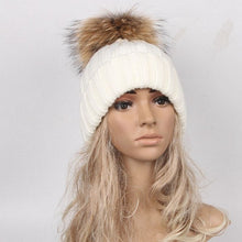 Beanie Women Winter Hats Warm Crochet Soft Kintted Wool Women Hat Out Door Fur Pompom Gorros Mujer Invierno#C103 SM6