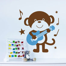 Bear Music breaks  NEW Bedroom Living Room Backdrop Removable Waterproof Vinyl home decor wall stickers for kids rooms SM6