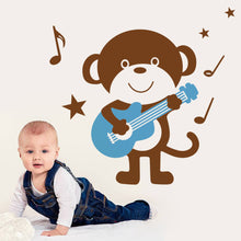 Bear Music breaks  NEW Bedroom Living Room Backdrop Removable Waterproof Vinyl home decor wall stickers for kids rooms SM6