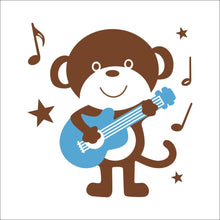 Bear Music breaks  NEW Bedroom Living Room Backdrop Removable Waterproof Vinyl home decor wall stickers for kids rooms SM6