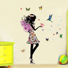 Beautiful Butterfly Elf Arts Wall Sticker For Kids Rooms Home Decor Backdrop Wall  SM6