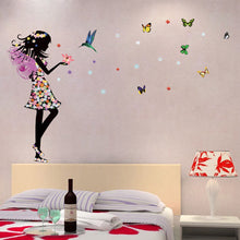 Beautiful Butterfly Elf Arts Wall Sticker For Kids Rooms Home Decor Backdrop Wall  SM6